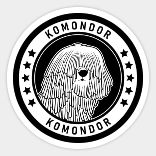 Komondor Fan Gift Sticker